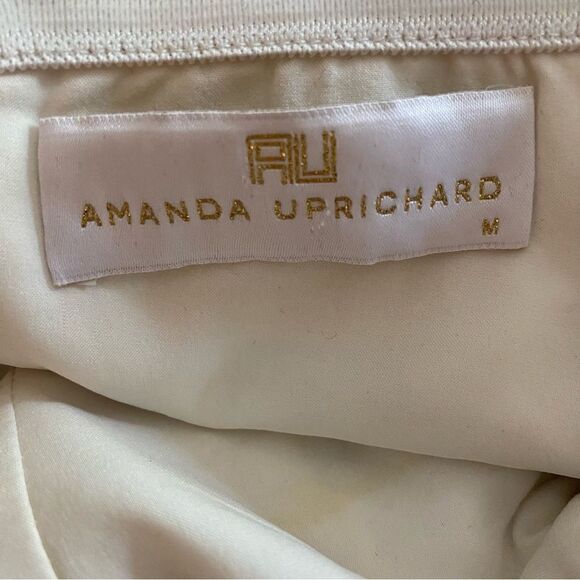 Amanda Uprichard Off Shoulder Mini Dress Boho Size Medium - Picture 6 of 6